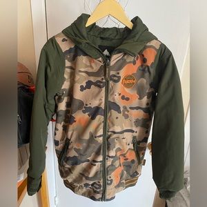 Boys Burton lined snowboard jacket